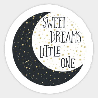 Sweet Dreams Little One Sticker